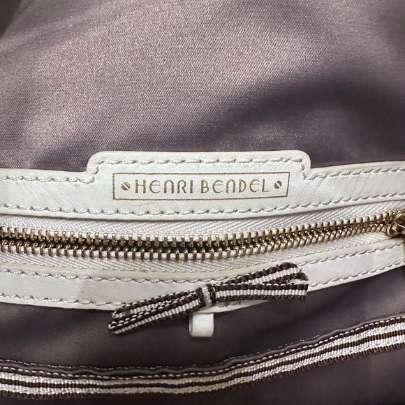 Henri Bendel Black Leather Tote with Tassels - Picture 6 of 6